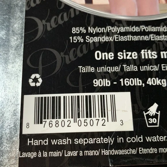 GLAMOROUS DREAMGIRL Brand New light pink stay up stockings. - Picture 10 of 10